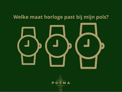 welke maat horloge past bij u